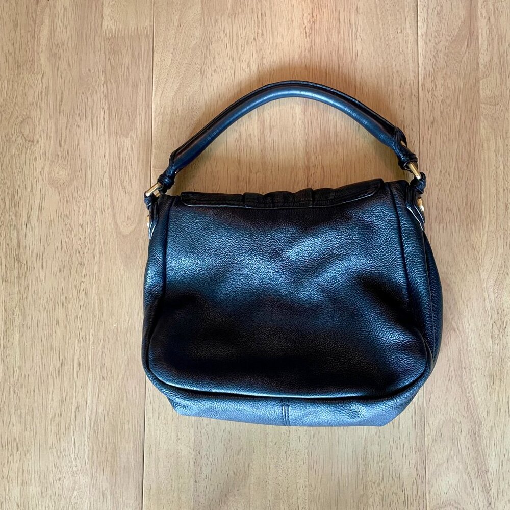 Marc By Marc Jacobs Black and Gold Leather Crossbody Purse - Picture 12 of 16